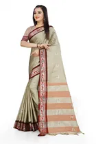 Cotton Embellished Saree for Women 