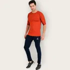Lycra Nylon Logo Printed Track Pant for Men 