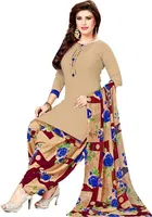 Yashika Unstitched Crepe Salwar Suit Material 