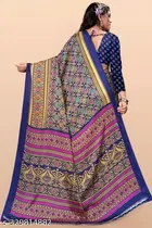 Crepe Printed Saree for Women 