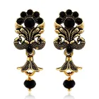 Vighnaharta Traditional Alloy Antique Finish Jhumki 