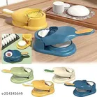 Plastic 2 in 1 Momo & Gujiya Maker, Multicolor, Pack of 2