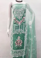 Embroidered Unstitched Suit for Women 