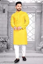 Mandarin Neck Kurta for Men 