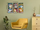 MDF 3 Pcs Designer Wall Painting for Home & Office 