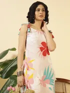 Tie Up Cotton Kurti for Women 