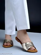 Comfort Embellished Flat Sandals for Women 
