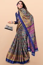 Georgette Printed Saree for Women 