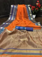 Kota Doria Cotton Saree for Women 