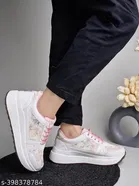 Solid Synthetic Sneakers for Women 