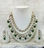 Alloy Necklace with Earrings for Women 