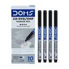 DOMS CD-DVD/OHP Marker Pen, Fine Tip Japanese Tip For Clear Marking 