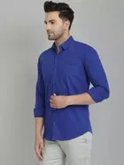 Men's Solid Full Sleeves Shirt 