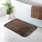 EW Soft Fur Bathroom Mat [38X58 cm] Brown