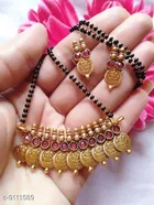 Alloy Mangalsutra with Earrings for Women 