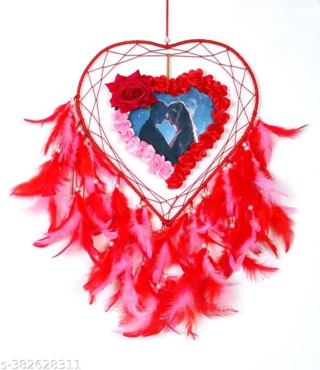Feather Wall Hanging Dream Catcher (Multicolor)