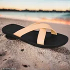 Flipflops for Women (Black & Peach, 8)