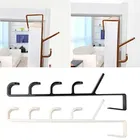 Door Wall Hooks Rail Plastic Cloth Hanger 