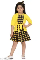 Crepe Frock for Girls 