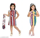 Cotton Blend Dress for Girls 
