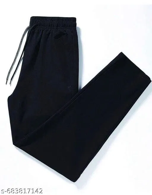 Cotton Pants for Men, Black (36)