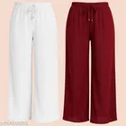 Palazzo Pants for Women, Pack of 2 