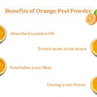 Natural Orange Peel Powder for Skin & Hair 
