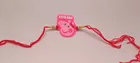 Thread Rakhi with Greeting Card & Roli Chawal 