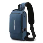 Motorcycle Bag Chest Bag for Men (Blue)