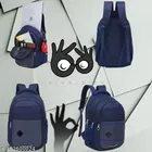 Nylon Backpack for Men & Women, Blue