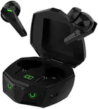 Life Like Owl Eye Breathing Light Gaming Wireless Earbuds Earphones With Mic - Black True Wireless