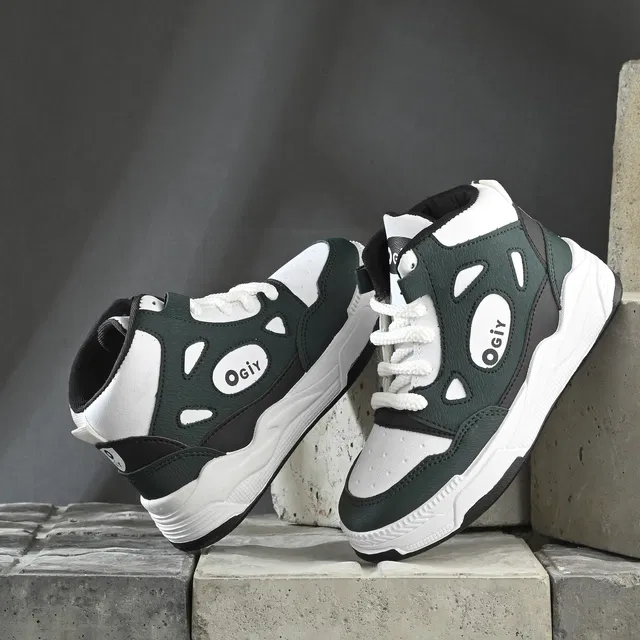 Casual Shoes for Kids (Black & White, 13C)