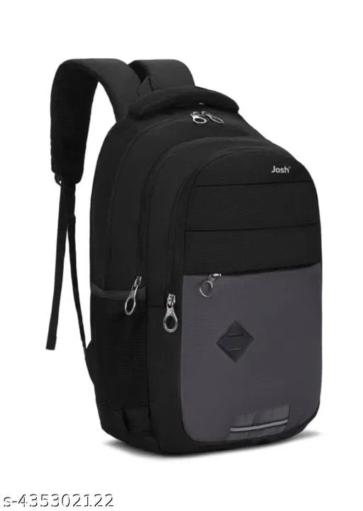 Polyester Backpack for Men & Women, Black