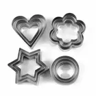 K Kudos Stainless Steel Cookie Cutter With 4 Shapes 
