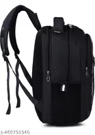 Polyester Backpack for Men & Women, Black