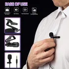 3.5mm Clip Mic for YouTube, Recording & Smartphones and Portable USB Led Light 