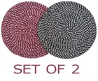 EW ROUND DOORMAT PACK OF 2 