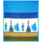 कॉटन डबल बेडशीट विद 2 पिलो कवर्स 144 TC 