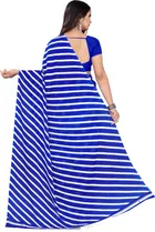 Georgette Printed Saree for Women 