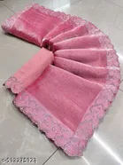 JImmy Choo Saree for Women, Pink 