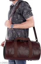 Faux Leather Gym Bags 