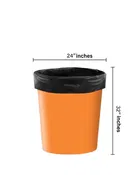 Crystal Garbage Bags 24 X 32 Inches 