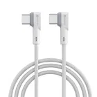 Portronics Type C to Type C Mobile Charging Cable, 1.2M, White