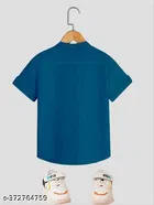 Solid Short Sleeve Shirt for Boys 