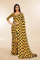 Georgette Printed Saree for Women 
