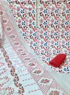 Cotton Printed Unstitched Dress Material for Women 