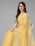 Georgette Foil Printed Saree for Women 