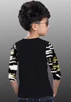 Cotton Blend Round Neck T-Shirts for Boys 