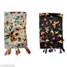 Chiffon Scarves for Women, Multicolor, Pack of 2