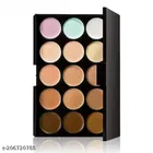 15 Color Concealer Palette with Oval Brush 